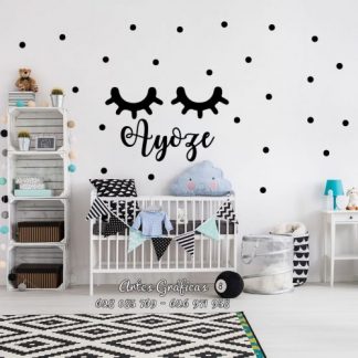 vinilo decorativo y adhesivo para pared para habitación infantil tambien stickers o pegatinas