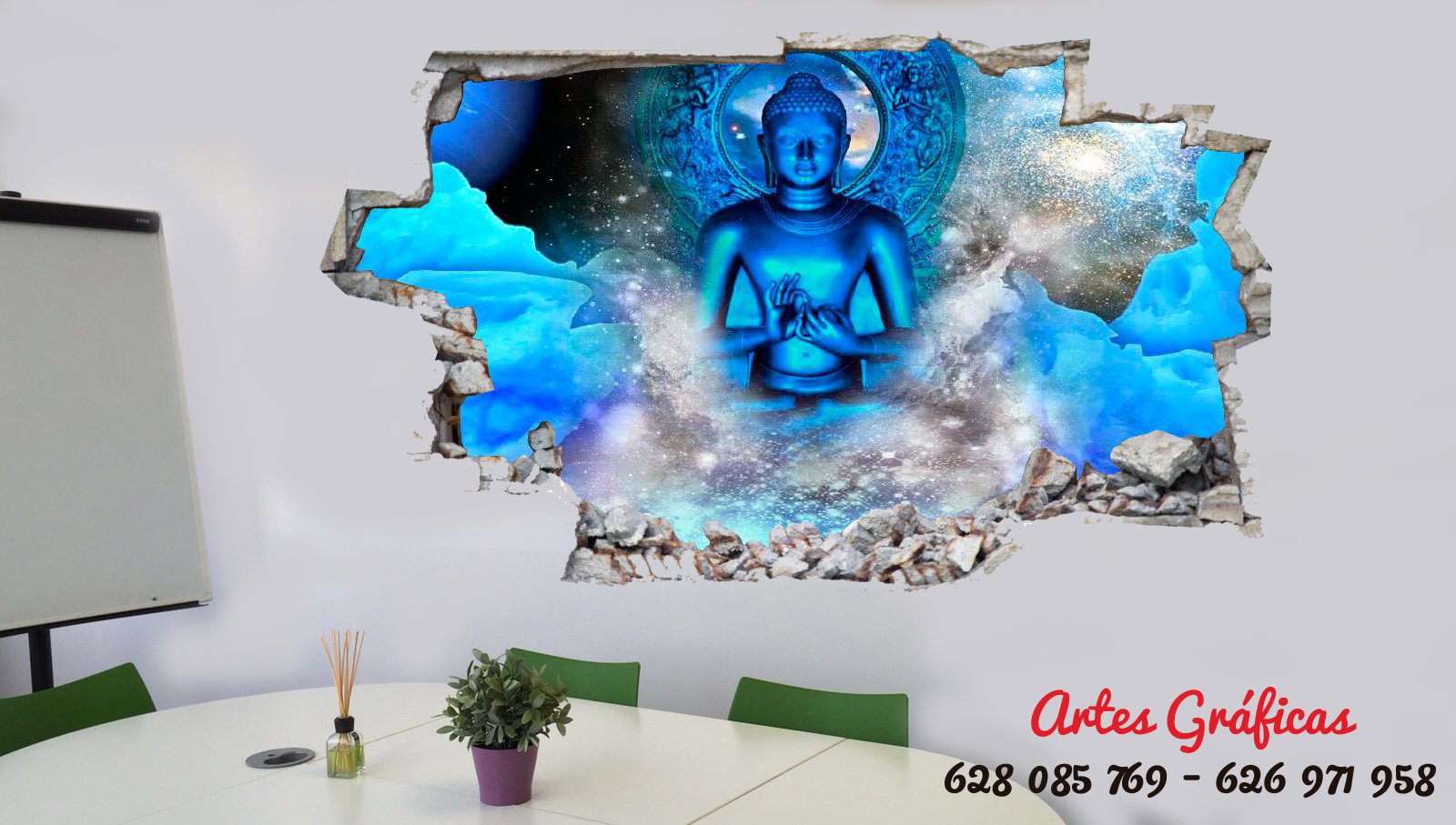 Vinilo buda meditación