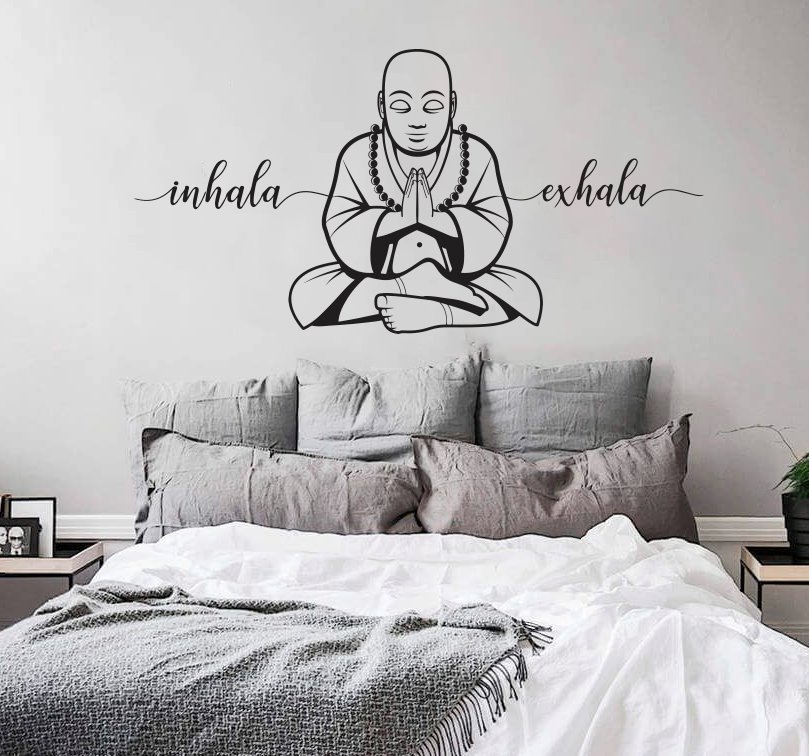 Vinilo buda inhala exhala